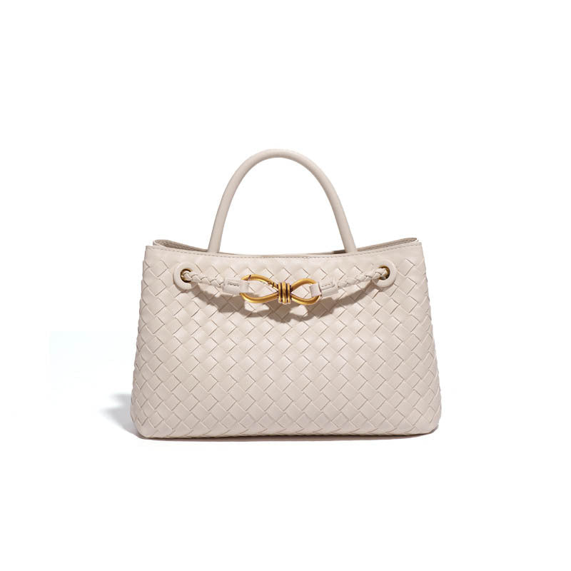 Structured Basket-Textured Tote