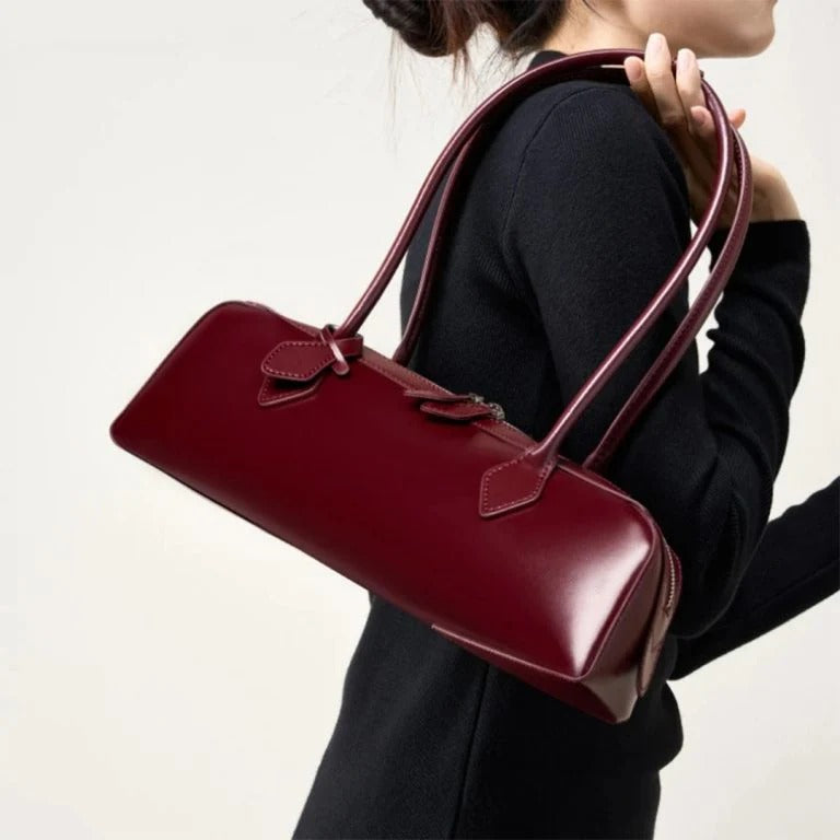 Elongated Box Shoulder Bag