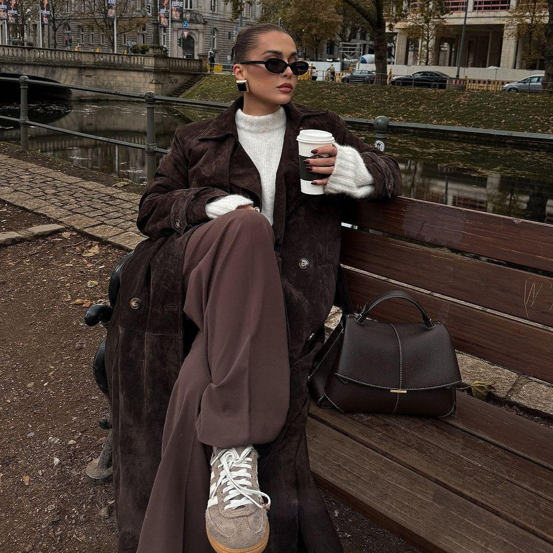 Geometric Flap Handbag