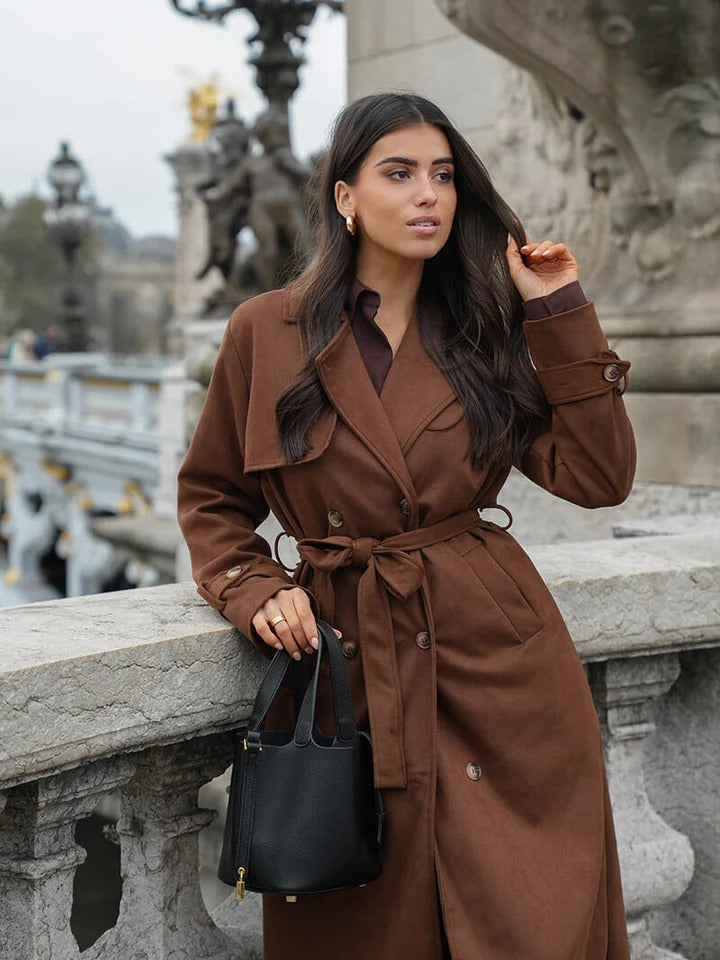 Structured Padlock Bucket Bag