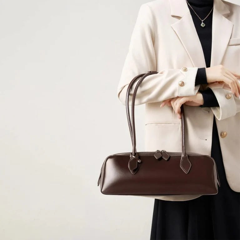 Elongated Box Shoulder Bag