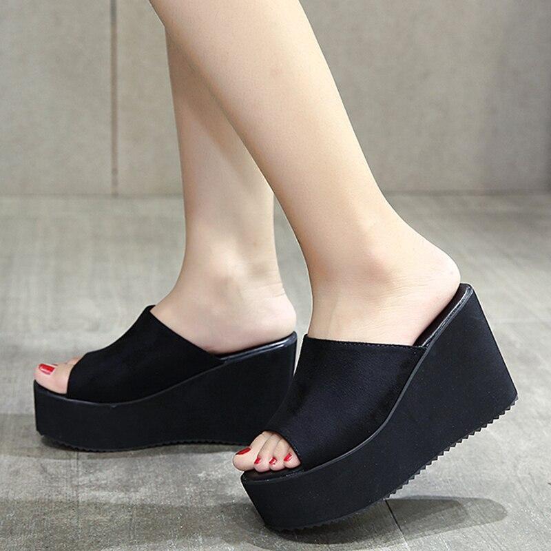 Curved Sole Slip-In Sandals