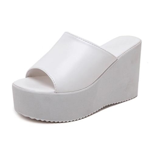 Curved Sole Slip-In Sandals