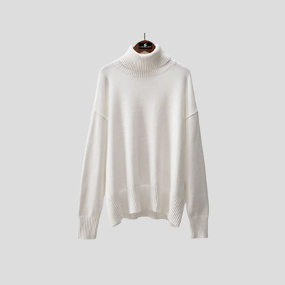 Women’s Ribbed Turtleneck Pullover Sweater