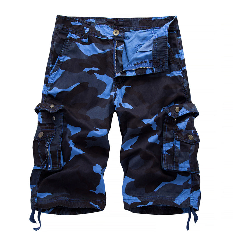 Utility Camo Shorts with Side Pockets