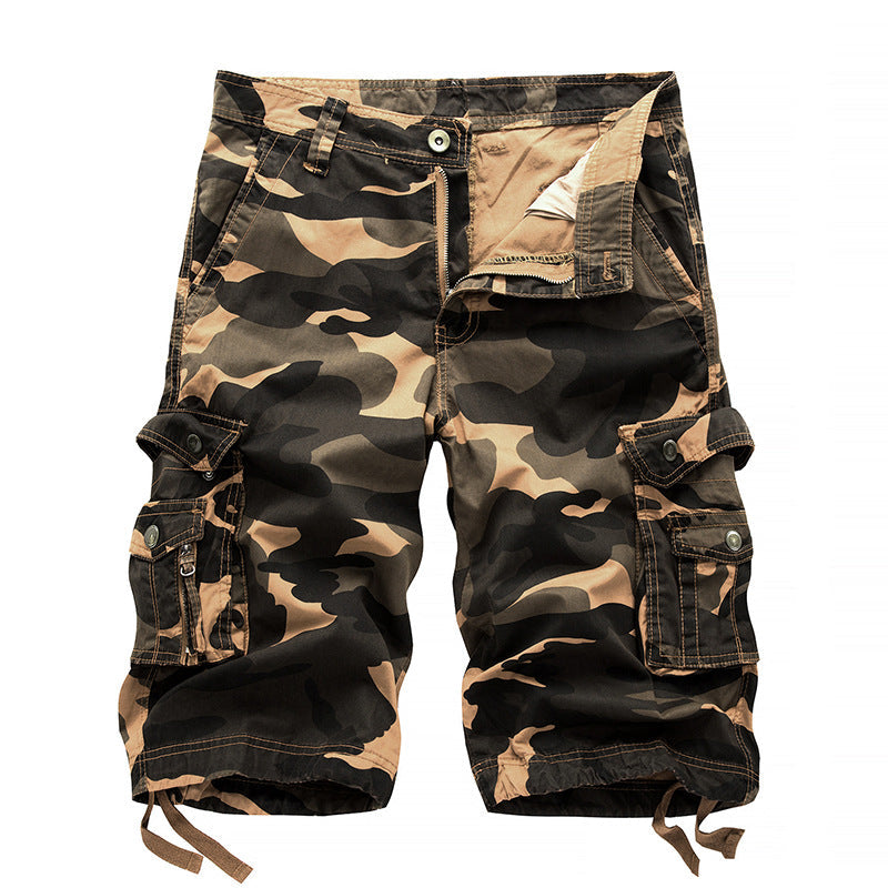 Utility Camo Shorts with Side Pockets