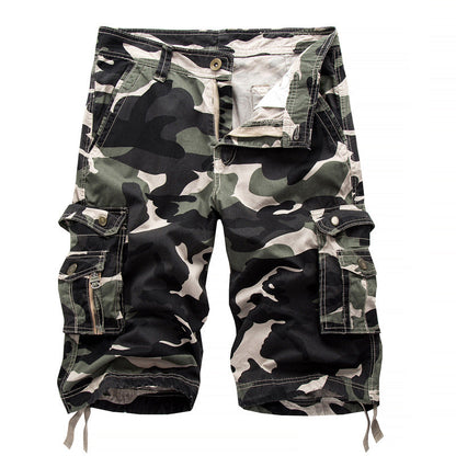 Utility Camo Shorts with Side Pockets