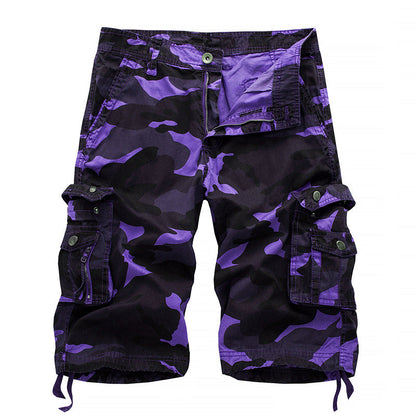 Utility Camo Shorts with Side Pockets
