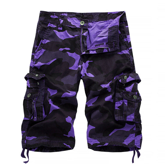 Utility Camo Shorts with Side Pockets