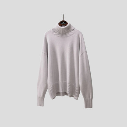 Women’s Ribbed Turtleneck Pullover Sweater