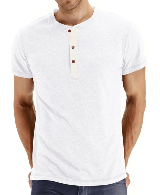 Casual Button-Front Knit Top