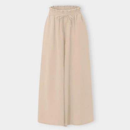 Relaxed Fit Wide-Leg Trousers