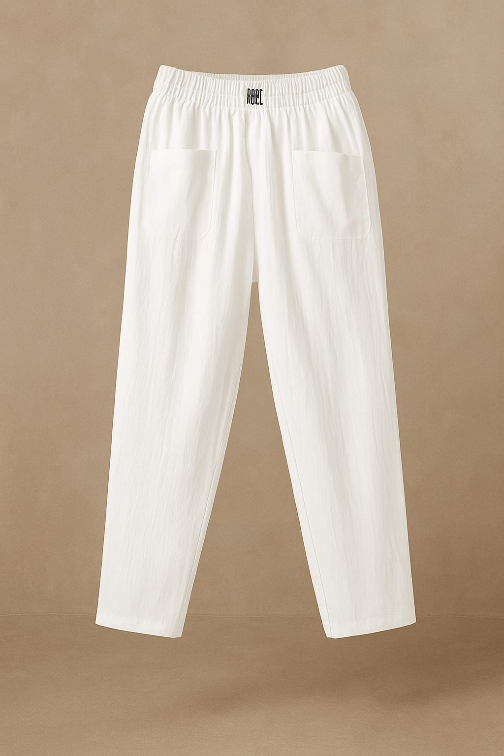 Gathered Waist Tapered Pants
