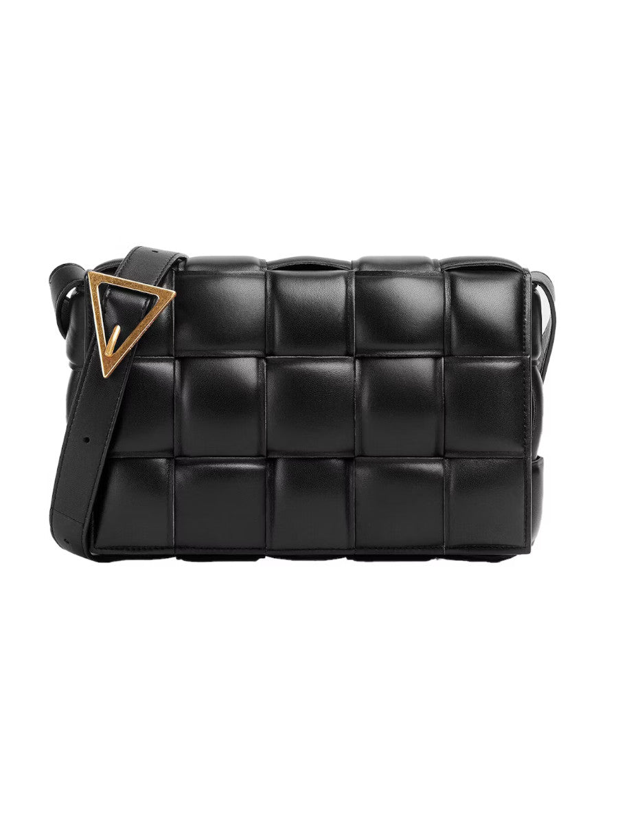Padded Weave Crossbody Bag