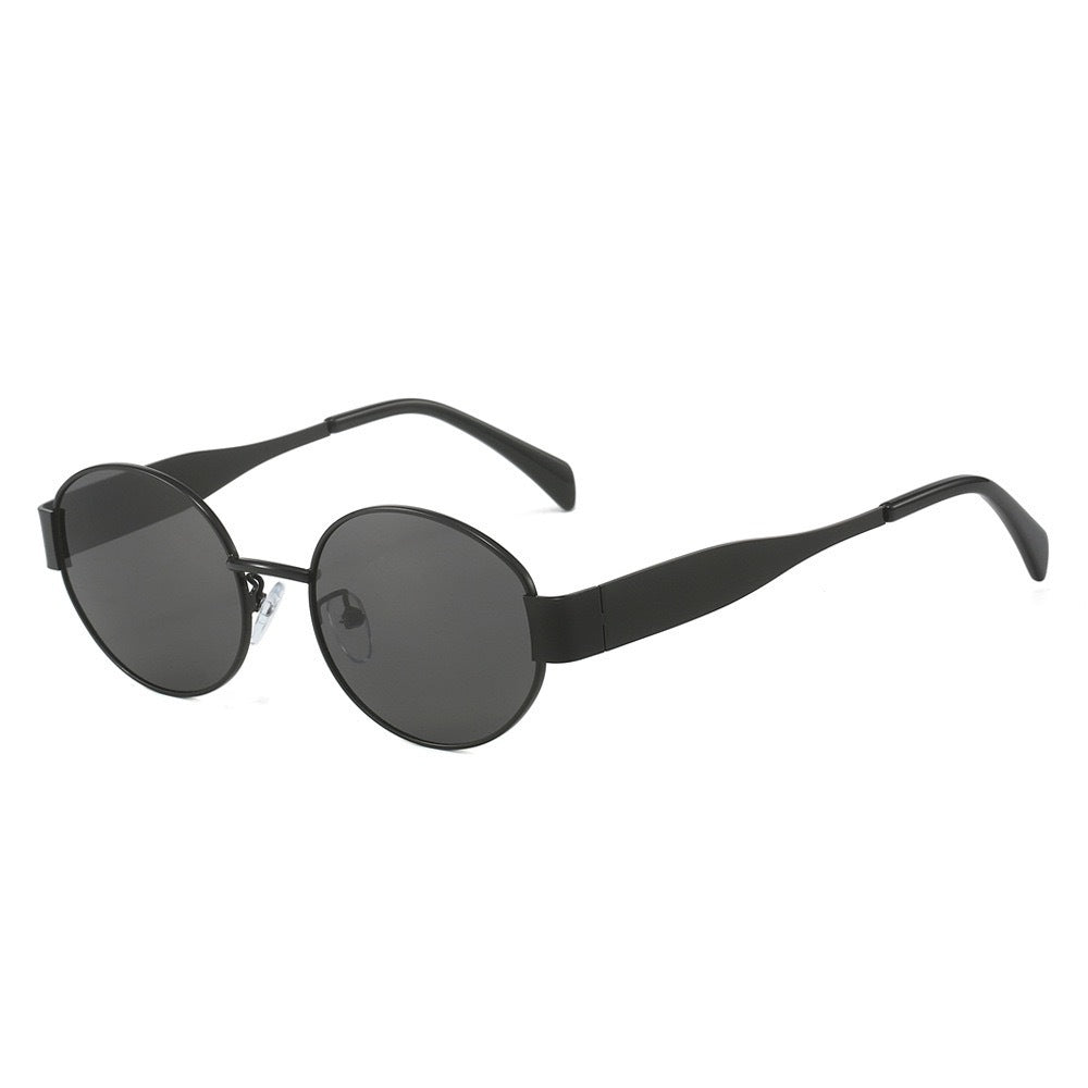 Sleek Curved Lens Sunglasses