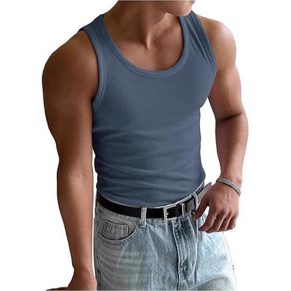 Fitted Rib Muscle Tank
