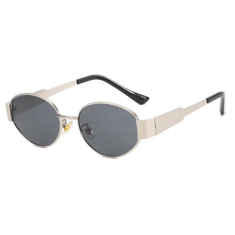 Sleek Curved Lens Sunglasses