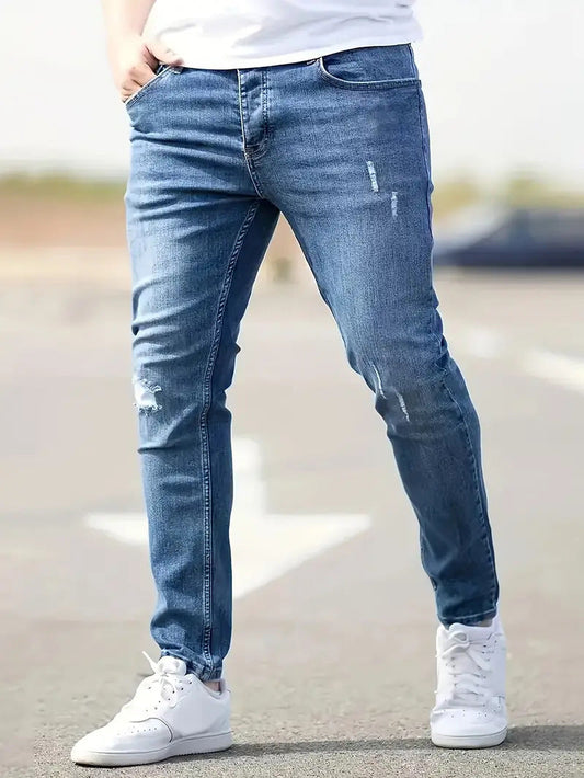 Washed Slim Denim