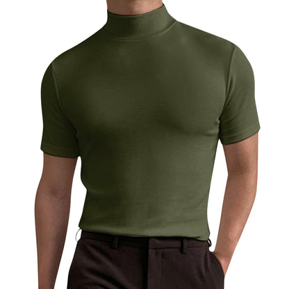Minimal High-Neck Top