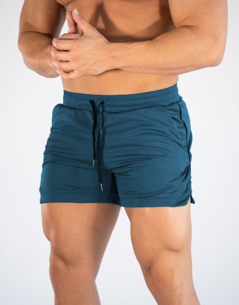Fitted Mesh Panel Shorts