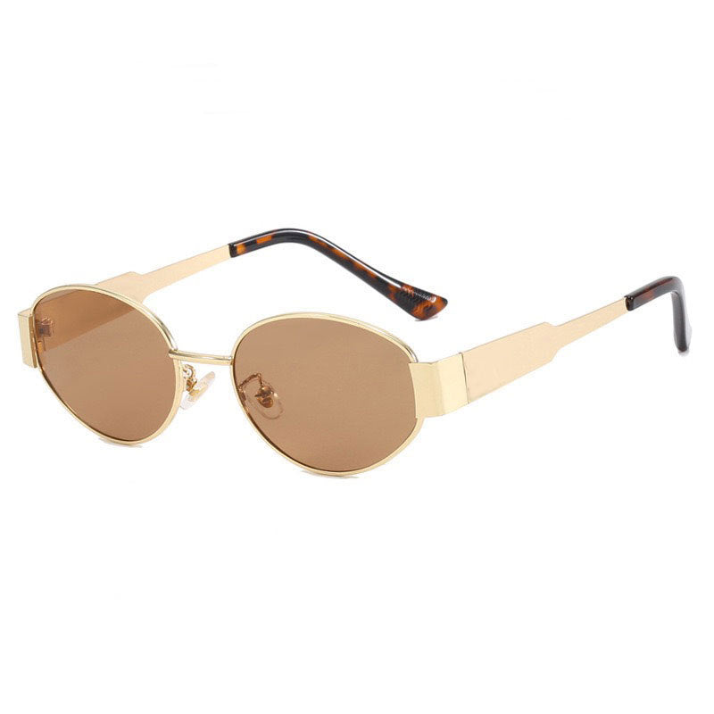 Sleek Curved Lens Sunglasses