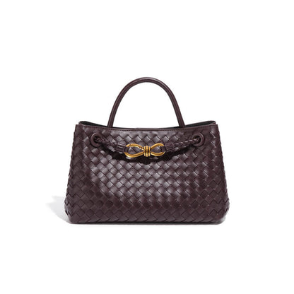 Structured Basket-Textured Tote