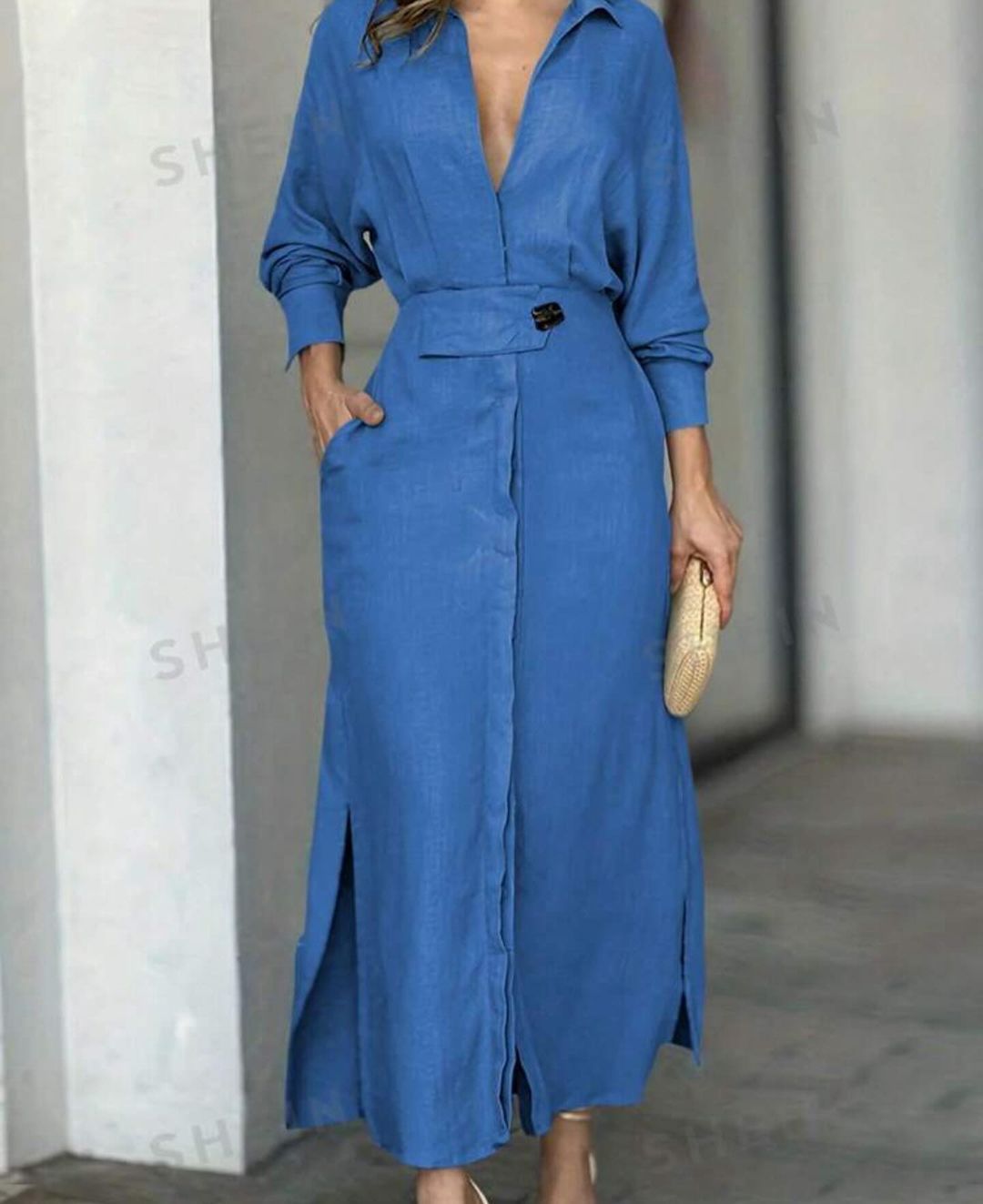 Slit Maxi Dress