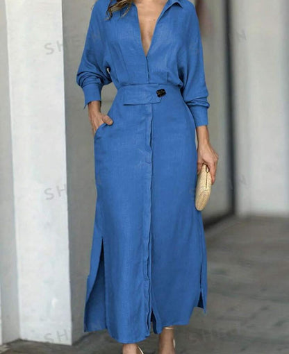 Slit Maxi Dress
