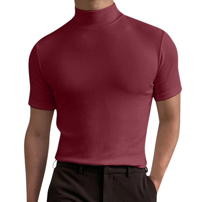 Minimal High-Neck Top