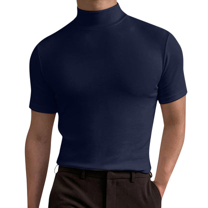 Minimal High-Neck Top