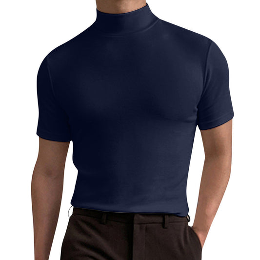 Minimal High-Neck Top