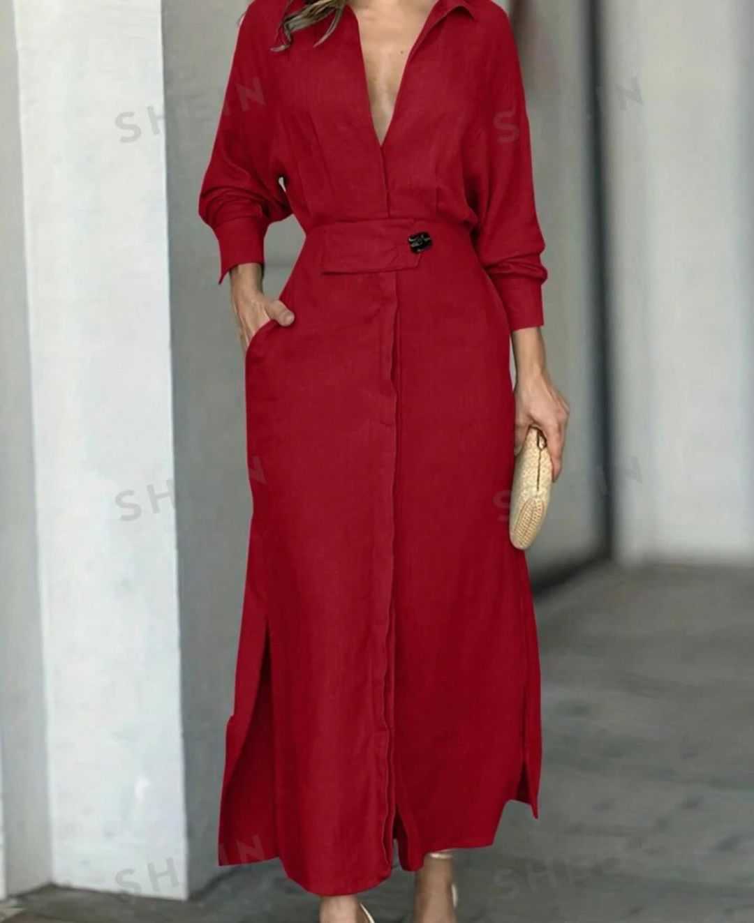 Slit Maxi Dress