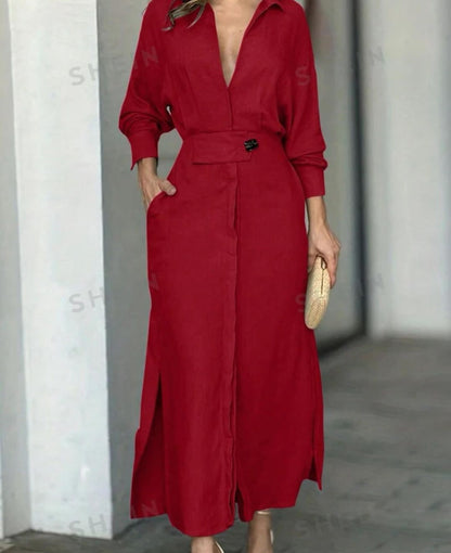 Slit Maxi Dress