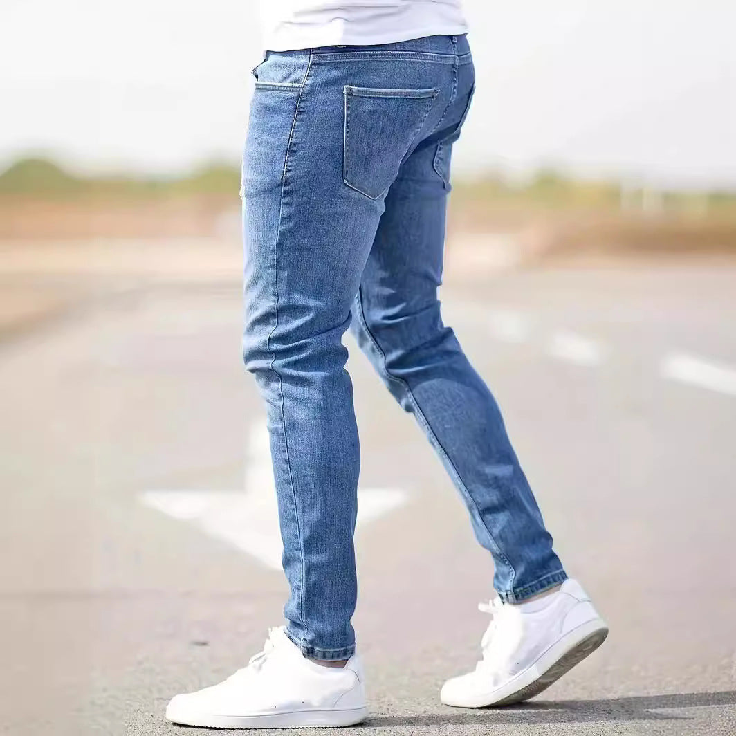 Washed Slim Denim