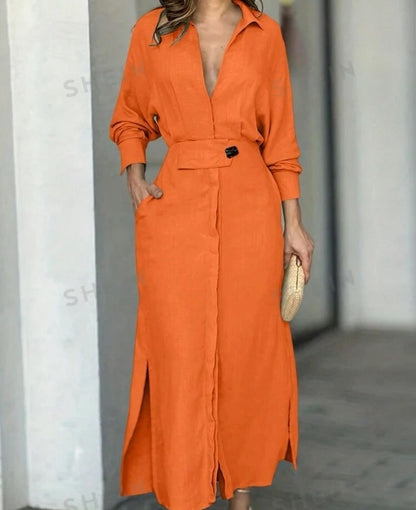 Slit Maxi Dress