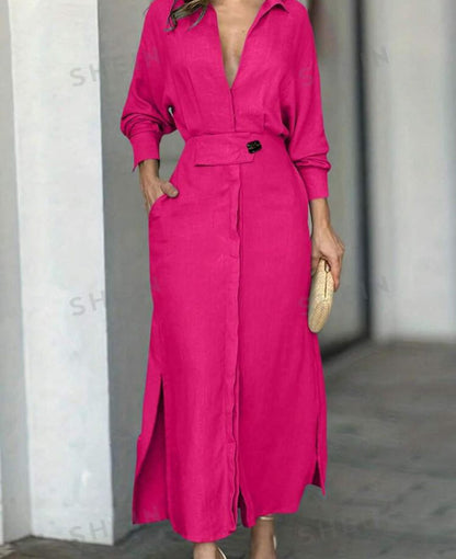 Slit Maxi Dress