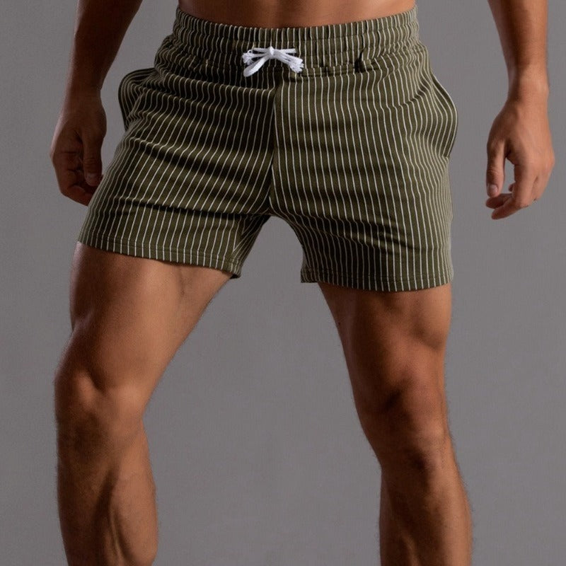 Striped Casual Shorts