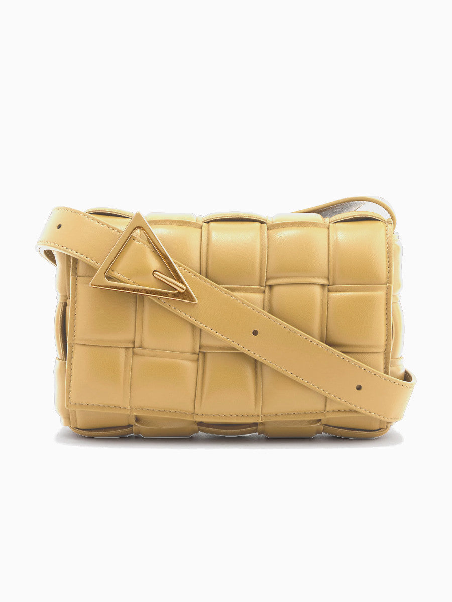 Padded Weave Crossbody Bag