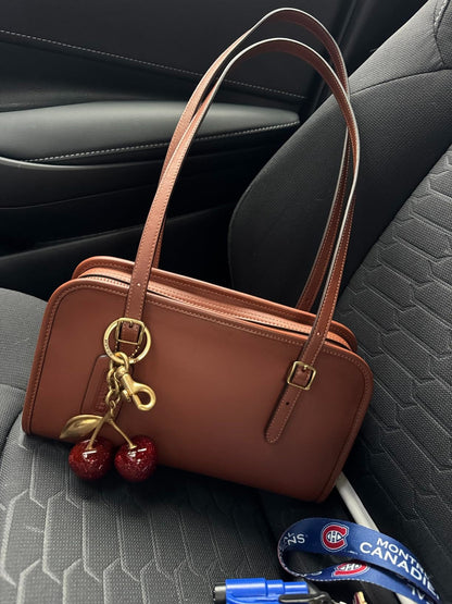 Classic Flat-Profile Shoulder Bag