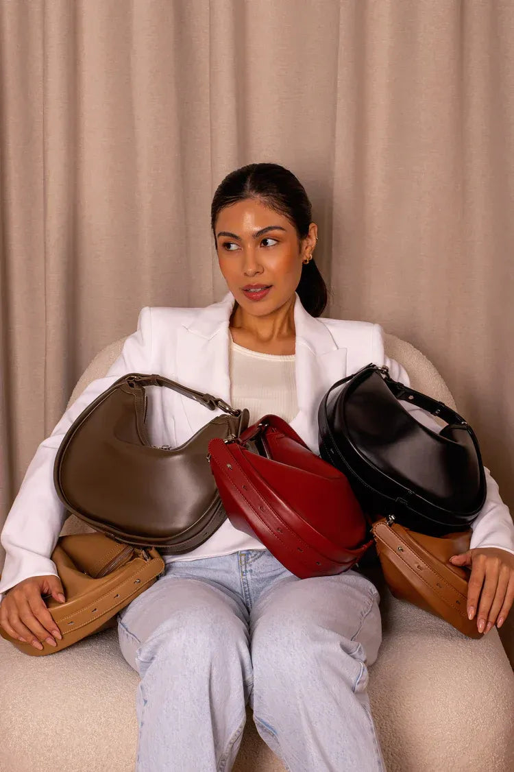 Contour Curve Handbag