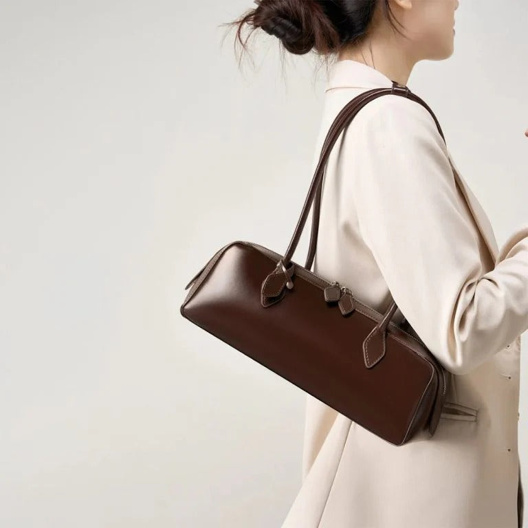 Elongated Box Shoulder Bag