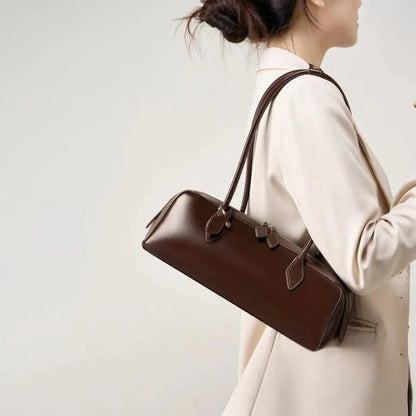 Elongated Box Shoulder Bag