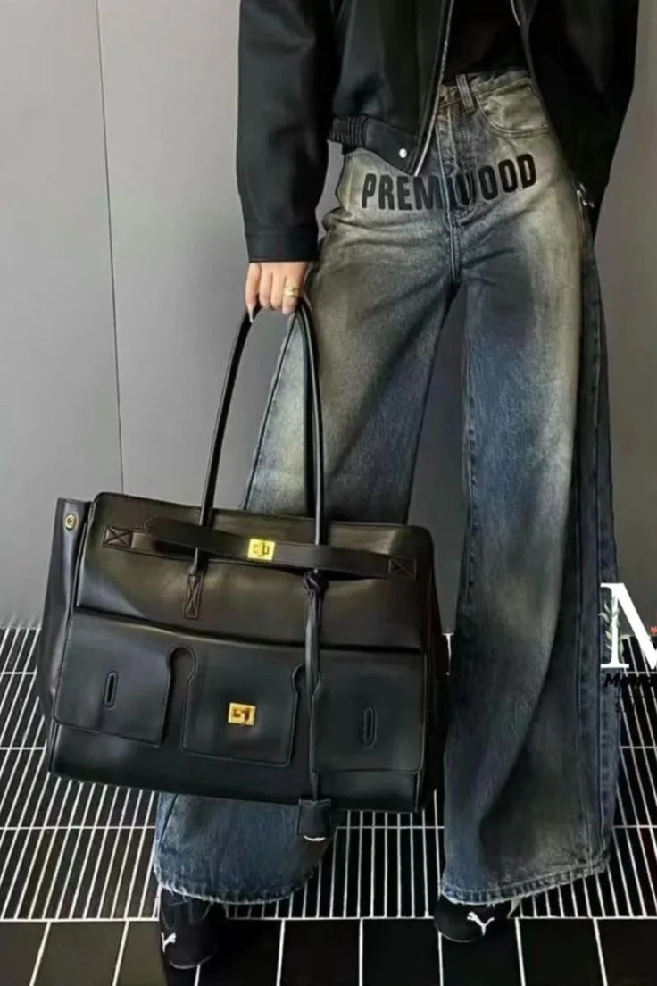 Minimalist Top-Handle Carryall