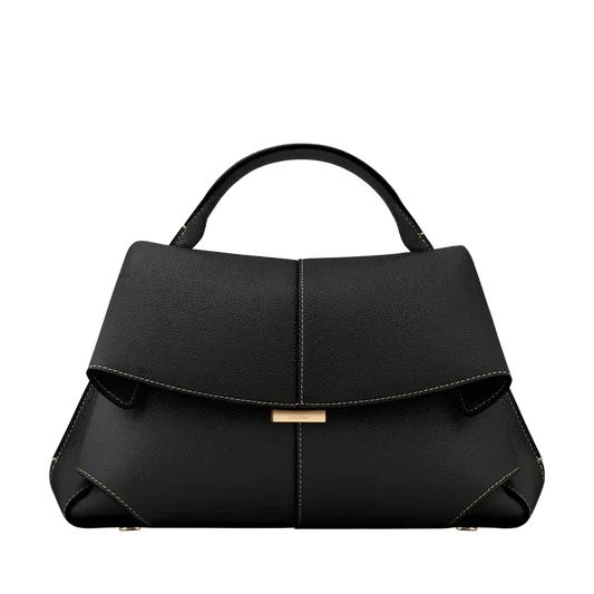 Geometric Flap Handbag