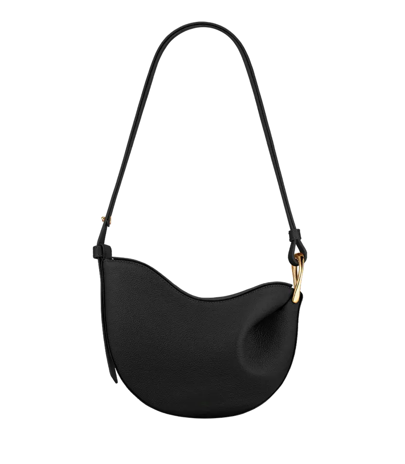 Sculpted Crescent Shoulder Bag