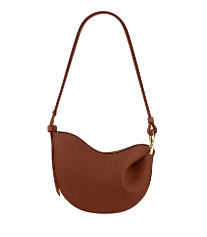 Sculpted Crescent Shoulder Bag