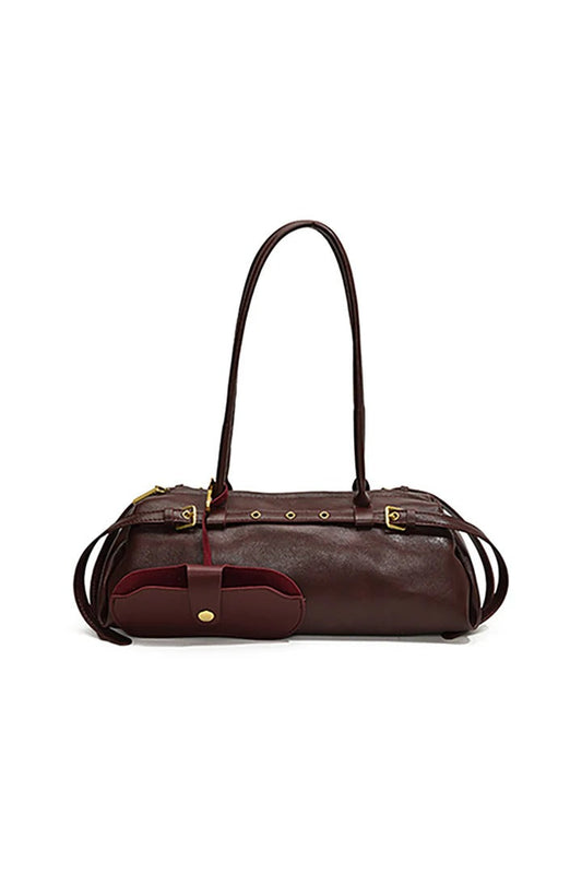 Grommet Detail Barrel Tote