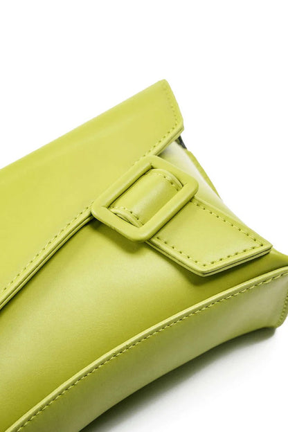 Geometric Crossbody with Sculpted Handle