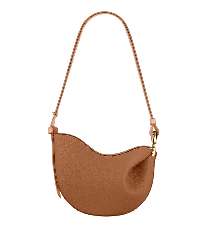 Sculpted Crescent Shoulder Bag