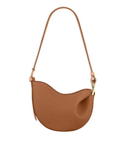 Sculpted Crescent Shoulder Bag